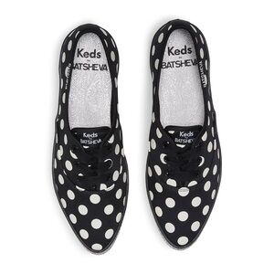Keds X Batsheva Point Polka Dot Lace Up + Canvas Bag